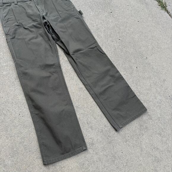 Men's Carhartt Rugged Flex Duck Canvas Utility Brown Work Cargo Pants Sz 31 x 32 - Picture 7 of 7